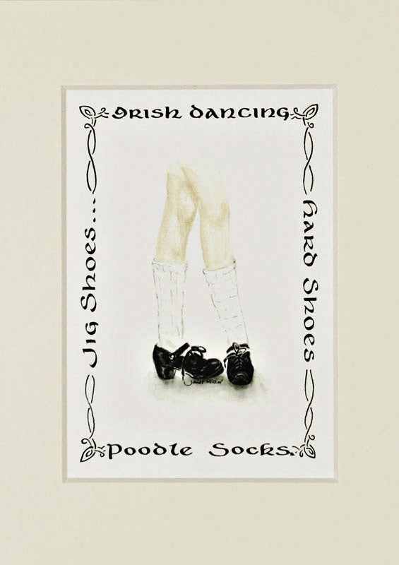 New Fun Coloured Poodle Socks available online www.theirishdancer